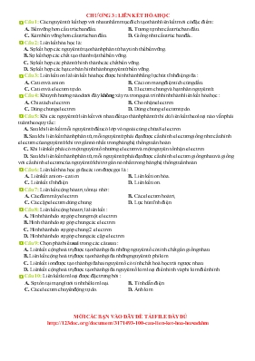 Bài giảng Chương 3  Liên kết hóa học - Môn hóa học 10